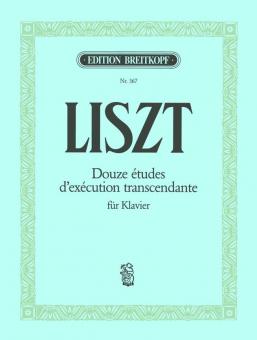 12 études d'exécution transcendante für Klavier 