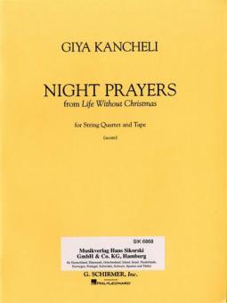 Night Prayers from the Cycle 'Life Without Christmas' 