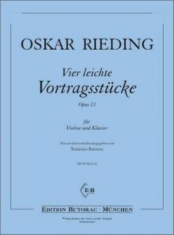 4 leichte Vortragsstücke Op. 23 