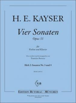 4 Sonaten Op. 33 Heft 2 