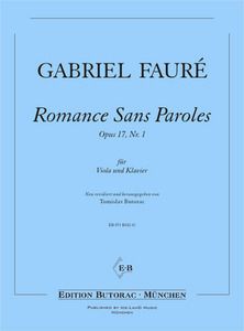 Romance Sans Paroles op. 17/1 