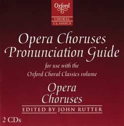 Opera Choruses Pronunciation Guide 