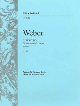 Concertino e-moll op. 45 