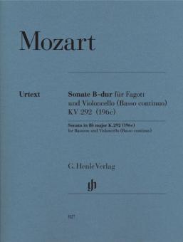 Sonata in Bb major K. 292 (196c) 