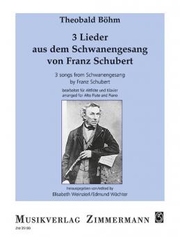 3Songs from Schwanengesang by Franz Schubert Standard