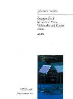 Piano Quartet No. 3 C Minor Op. 60 