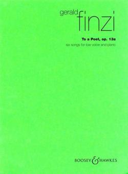 To a Poet op. 13a 
