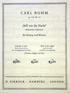 Still as the Night in D Flat op. 326/27 