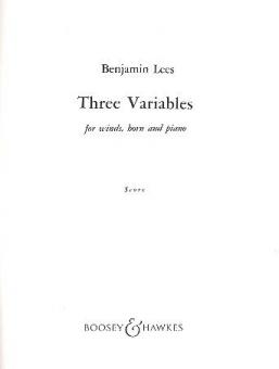 3 Variables 