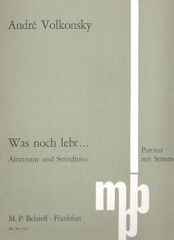Was noch lebt... 