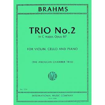 Piano Trio No.2 C Major OP.87 