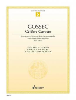 Célèbre Gavotte Standard