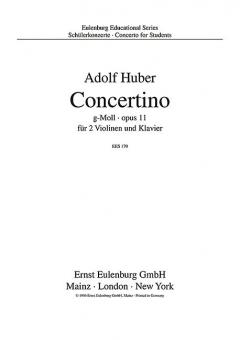 Concerto In G Minor Op. 11 Standard