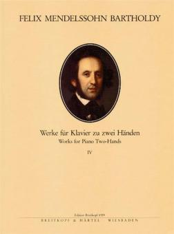 Complete Piano Works for Two Hands Vol. 4 
