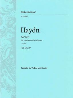 Violin Concerto G major Hob. VIIa:4 