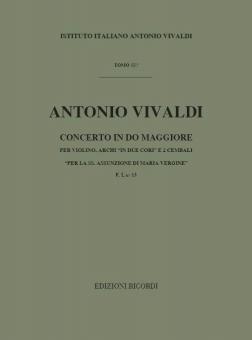 Concerto C-Dur F 1/13 per La Ss Assunzione Di Maria Vergine T 55 