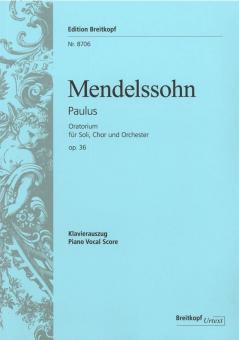 Saint Paul Op. 36 MWV A 14 