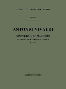 Concerto C-Dur F 1/47 C-Dur Op. 9/1 T 122 