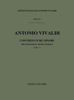 Concerto D-Moll F 3/7 T 212 RV 406 