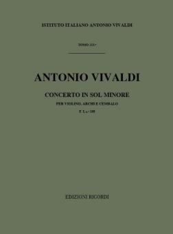 Concerto G-Moll F 1/108 T 253 RV 325 