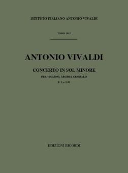Concerto G-Moll F 1/122 T 292 RV 321 