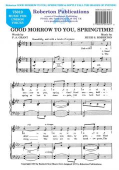 Good Morrow To You/Softly Fall The 