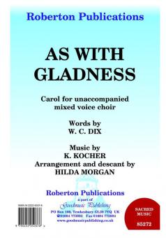 As With Gladness 