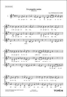 Un poquito cantas 