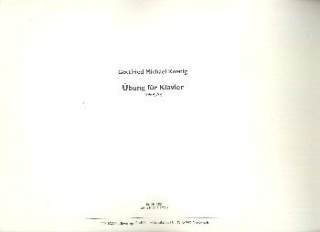 Übung für Klavier 
