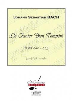 Le Clavier Bien Tempere: Livre 1, Vol. 1 
