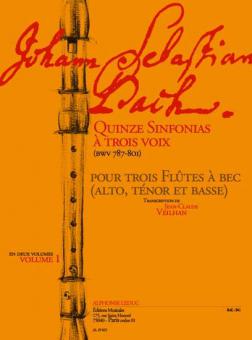 15 dreistimmige Sinfonien BWV 787-801 1 