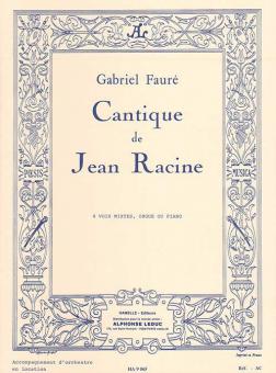Cantique de Jean Racine op. 11 