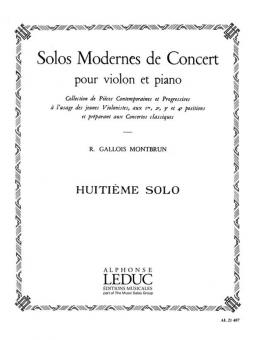 Solo De Concert No. 8 