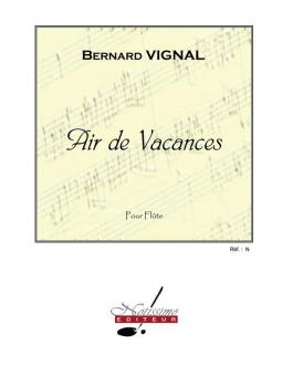 Air de Vacances pour Flute Seule 