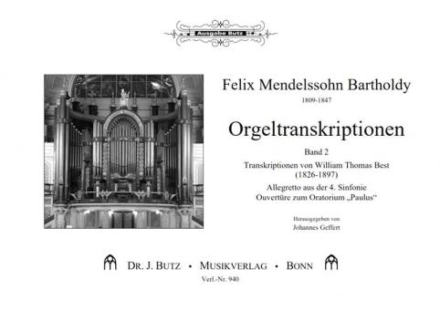 Allegretto aus der 4. Symphonie / Ouvertüre zu dem Oratorium Paulus 