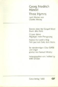 3 Wesley hymns 