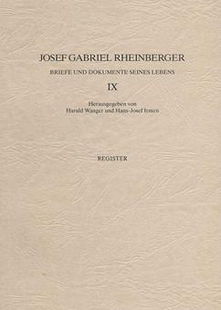 Briefe und Dokumente seines Lebens IX 