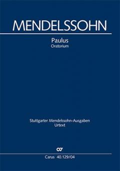 San Paolo op. 36 - Partitura vocale, tedesco Standard