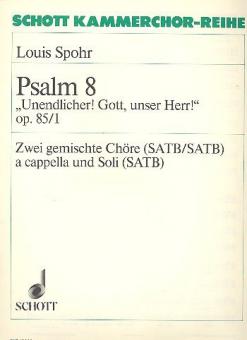Psalm 8 'Unendlicher! Gott, unser Herr' Standard