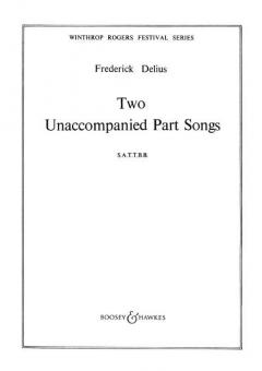 2 Unaccompanied Part Songs 