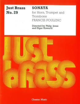 Sonata for Horn, Trumpet and Trombone (FP 33a) 