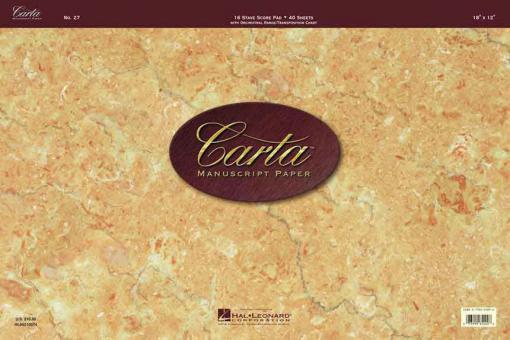 No. 27 - Carta Score Paper 