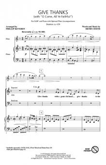 Give Thanks (With O Come Let Us Adore Him) Standard