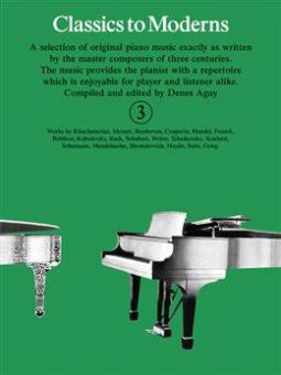 Classics To Moderns Book 3 