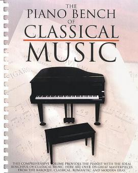 The Piano Bench Of Classical Music 