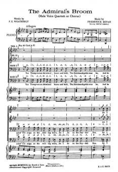 Bevan, F The Admiral's Broom TTBB And Piano 