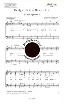 Heiliger Gott / Deep River 