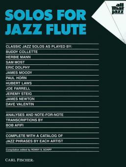 All That Jazz: Solos for Jazz Flute 