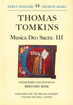 Musica Deo Sacra: III 