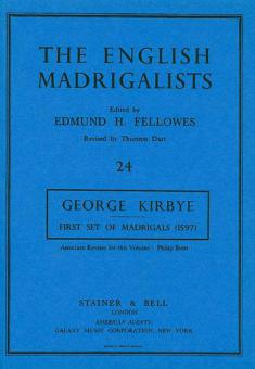 First Set Of English Madrigals 